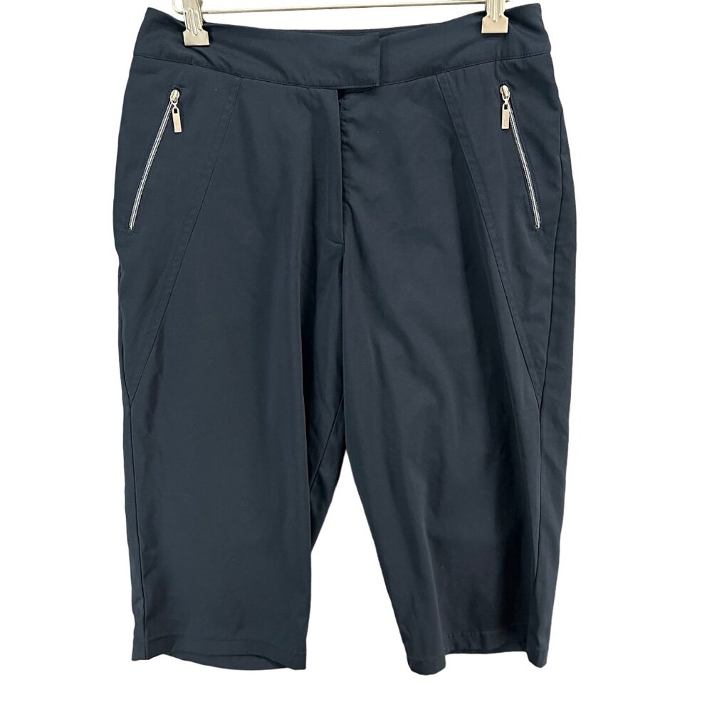 Tail Bermuda Golf Shorts Womens 4 Dark Blue Pockets Stretch Mid Rise Athletic‎